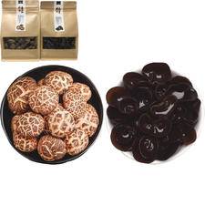 【旬邑县】干花菇250g+黑木耳250g精品组合装 干货香菇